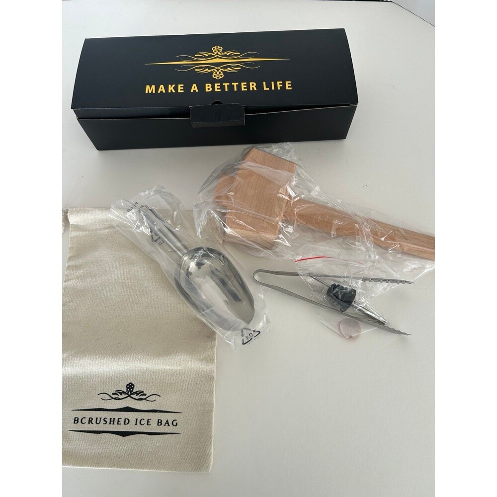 cocktail ice crushing kit